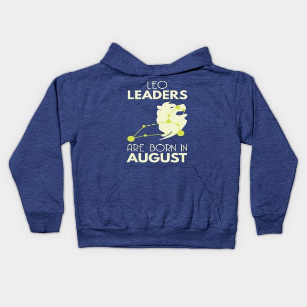 Funny Leo Zodiac Kids Hoodie by ugisdesign